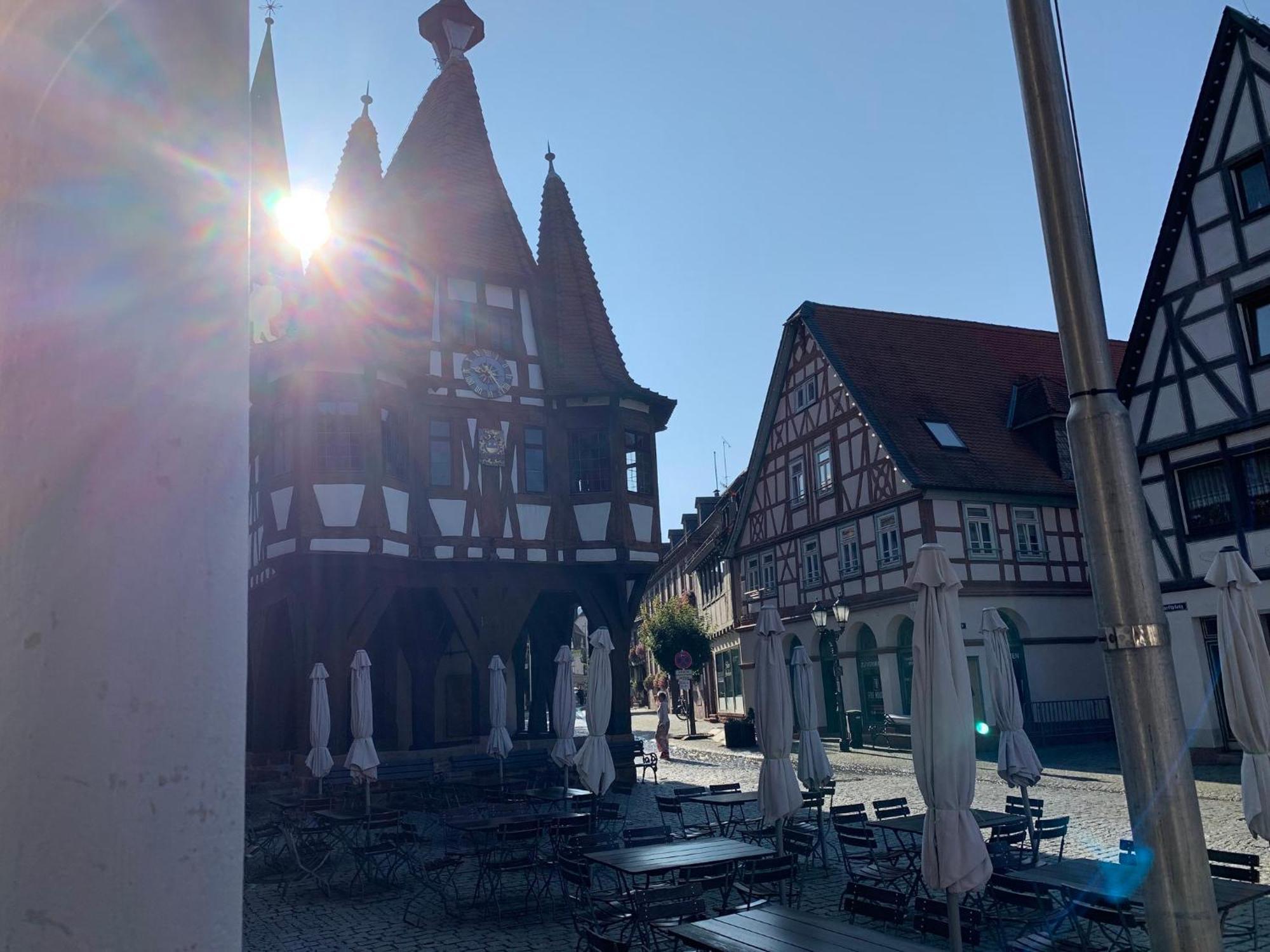Apartment Am Historischen Rathaus Michelstadt Exterior foto