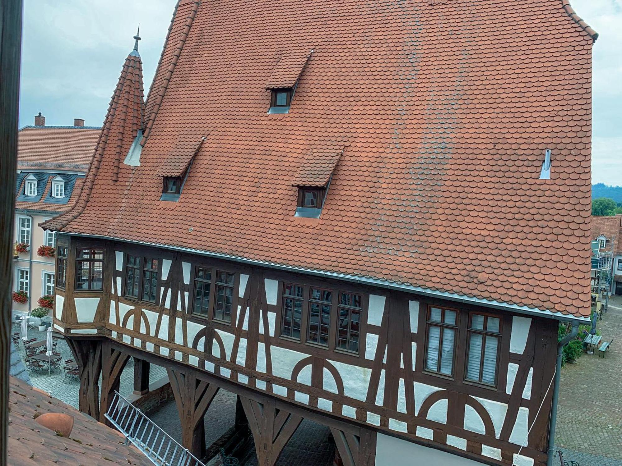 Apartment Am Historischen Rathaus Michelstadt Exterior foto